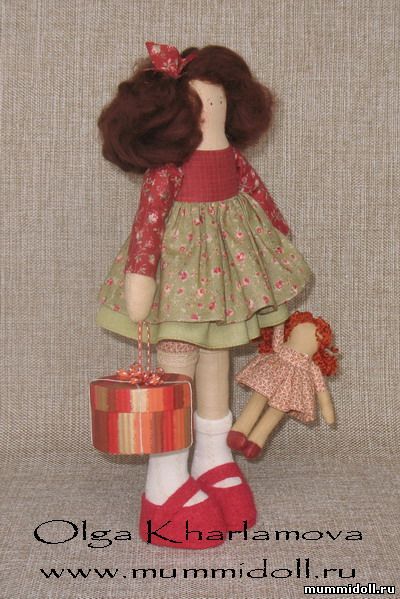 Текстильная кукла Анечка