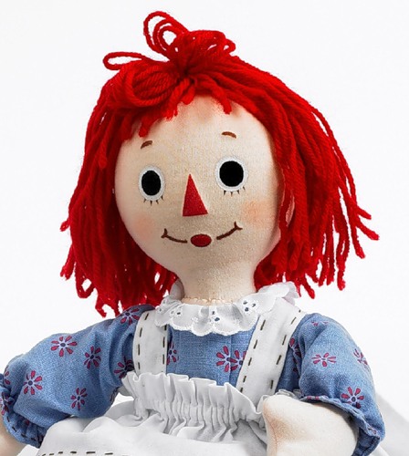 Кукла с рыжими волосами реггди Энн