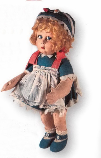 Итальянская тряпичная кукла