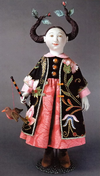 Современная текстильная кукла