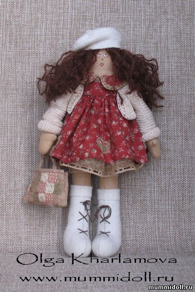 Текстильная кукла бохо