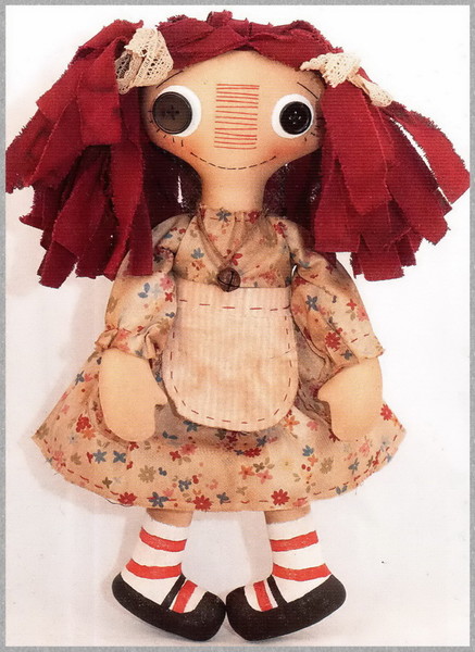 Текстильная кукла Реггеди Энн