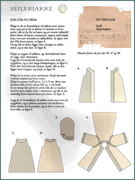 Схема платья для девочки из книги Тони Финнангер "Tildas sommerliv"