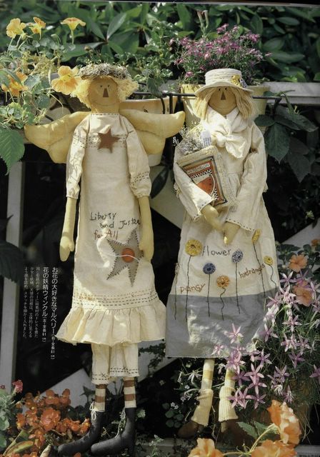 Текстильные куклы. Куклы в стиле 