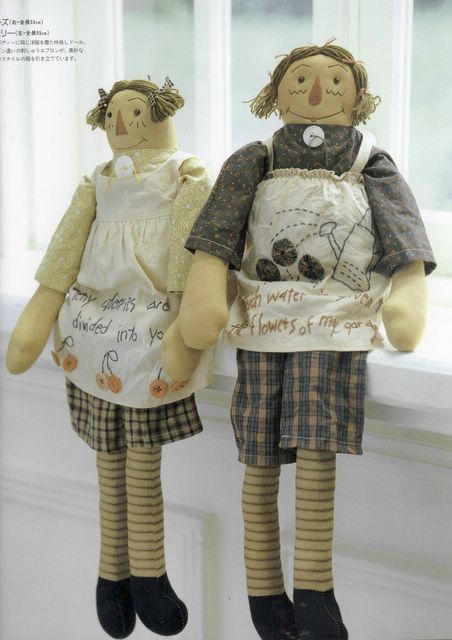 Текстильные куклы. Куклы в стиле "бохо" 09