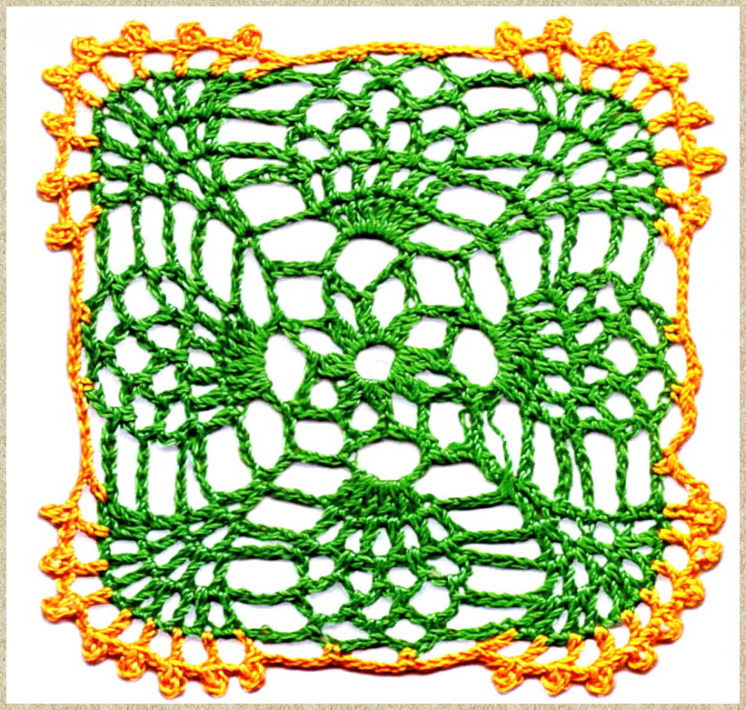 Ажурные узоры крючком