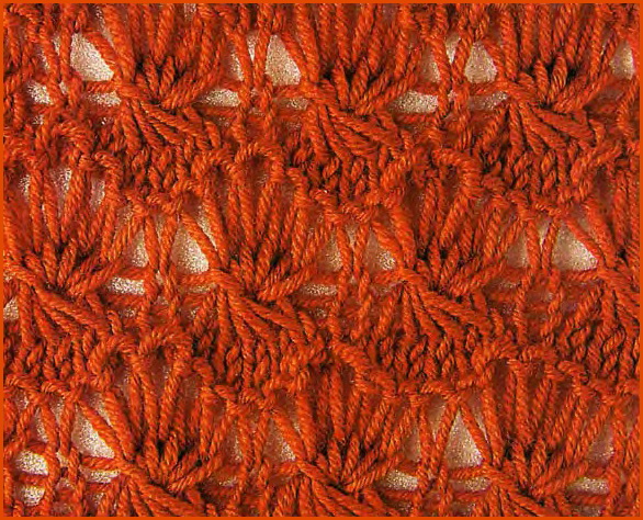 Цветочные узоры спицами, 30 схем для вязания (Вязание спицами)