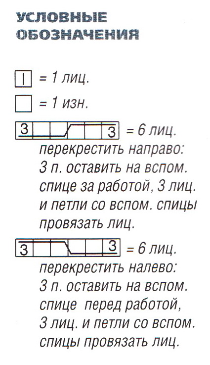 Полувер с косами